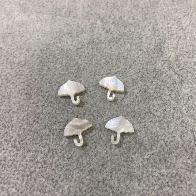 Mother of pearl carving design shell beans necklace parts and bracelet using for jewelry 