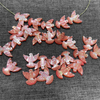 Natural Mother of pearl bird cutting the peace of Dove for necklace pink color shell for chain making design jewelry using DIY