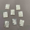 Natural Mother of pearl angle carving image pendant design square baby icons for necklace parts making white shell 