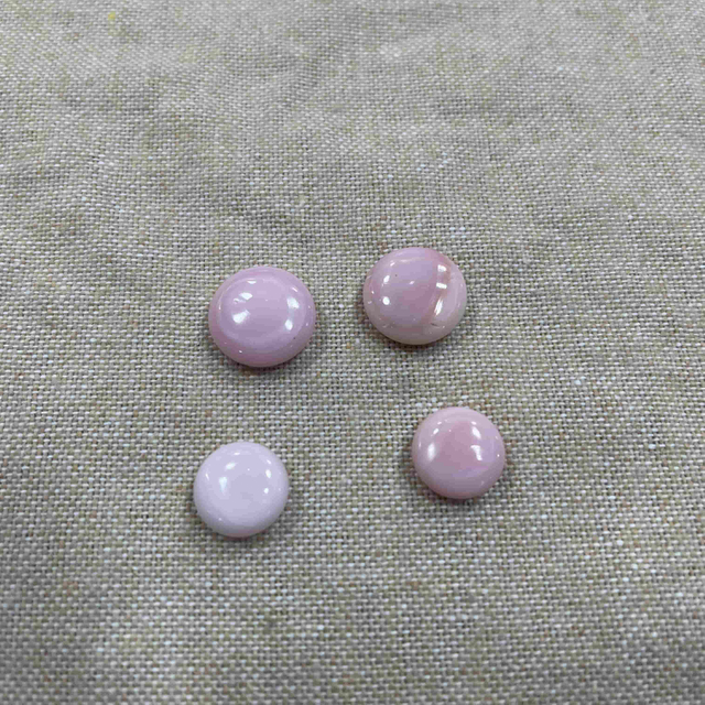 queen conch material bombe shape round pink color design beans for jewelry making inlay using
