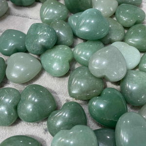 Aventurine stone heart shape cutting for big pendant green stone cabochon shape jewelry display making DIY things heart design