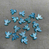 Natural Mother of pearl small beads dove shape the bird design cutting for jewelry making necklace design bracelet blue shell