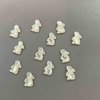 Natural Mother of pearl animal shape cutting Rabbit cabochon jewelry making for rings design earring and neckalce small parts