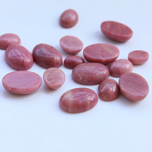 Natural Mother of pearl cabochon design round shape jewelry rings making Rhodochrosite square shape inlay design making 