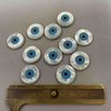 Natural Mother of pearl round eyes round shape for pendant making the necklace design big size evil eyes cabochon for rings