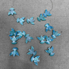 Natural Mother of pearl small beads dove shape the bird design cutting for jewelry making necklace design bracelet blue shell