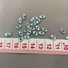 Natural Mother of pearl shape cutting necklace making design evil eyes for jewelry inlay making white shell small size beads