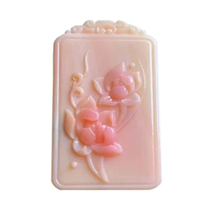 Natural Mother of pearl pendant design pink color queen conch shell icons drop shape cutting big pendant for DIY embossment 