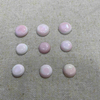 Natural Mother of pearl round cabochon pink shell cutting queen conch shell jewelry inlay making rings design pendant small round