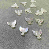 Mother of pearl bird of peace carving image the dove for pendant making and using 