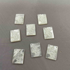 Natural Mother of pearl angle carving image pendant design square baby icons for necklace parts making white shell 