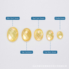 Natural Mother of pearl cabochon cutting face yellow shell oval shape rings design making jewelry DIY bracelet making beads