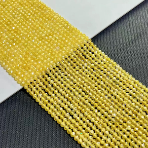 Natural Mother of pearl ball cutting face colorful zircon small beans for necklace design making bracelet design 