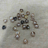 Natural Mother of pearl three clover flowers cutting shape pendant making earring small beans for DIY using parts