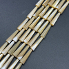 Natural Mother of pearl brown color drop shape necklace fashion design for women jewelry making long shape bracelet DIY 