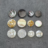 Natural Mother of pearl image design cutting round cabochon women jewelry pendant inlay making embossment design animal cutting