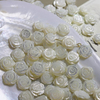 Natural Mother of pearl rose flower cutting double side for bracelet making small things pretty beans women jewelry DIY using 