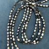 Natural Mother of pearl oval shape cutting black beans oval cabochon for necklace bombe face for inlay jewelry shining cabochon 