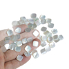 Natural Mother of pearl square shape for jewelry making inlay cabochon design small parts pretty things white shell women necklace 