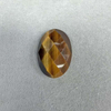 Natural Mother of pearl oval cabochon cutting tiger eyes rings inlay necklace making small beans women jewelry design using 