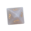 Natural Mother of pearl cube shape cutting gray agate dice for play for man small beans pretty things by stone onxy cabochon 