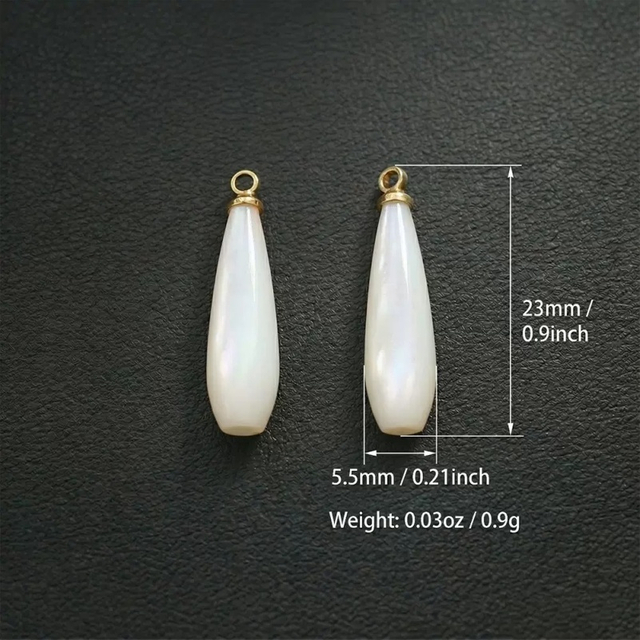 Natural Mother of pearl small beans cross design cutting leaf shape for pendant making women jewelry parts pretty things moon 