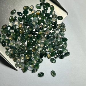 Natural Mother of pearl marquise shape cutting small beans cabochon for jewelry inlay making moss agate face cutting earrings 