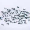 Natural Mother of pearl marquise shape cutting small beans cabochon for jewelry inlay making moss agate face cutting earrings 