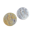 Natural Mother of pearl round cabochon cutting embossment image shape bigger pendant for women animal image white shell 