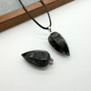 Natural Mother of pearl small pendant by tiger eyes drop shape cutting women jewelry design using necklace making opal black stone