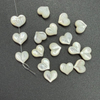 Natural Mother of pearl heart shape cabochon cutting bombe face pretty things for girls jewelry bracelet making necklace design parts