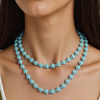 Natural Mother of pearl animal design cutting blue color turtle shape for women necklace making long necklace making turquoise