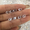 Natural Mother of pearl face cutting oval shape small beads earring design making white crystal cabochon design women rings 