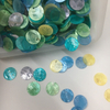 Natural Mother of pearl small disco shape cutting colorful beans for necklace for clothing design making thin bracelet design parts