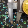 Natural Mother of pearl clover shape cutting plain face for earrings design making abalone shell colorful jewelry necklace beans 