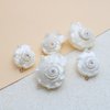 Natural Mother of pearl conch pendant small size original shell white shell women necklace design making cabochon cutting 
