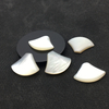 Natural Mother of pearl cabochon cutting design necklace jewelry making rings design women earring white beads small parts 