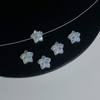 Natural Mother of pearl star shape design carving for jewelry necklace making cabochon women jewelry fashion design rings