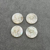Natural Mother of pearl oval shape cutting icons making lady face image pendant white shell cameo inlay parts necklace design