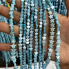 Natural Mother of pearl blue shell star shape necklace design for women small heart chain making bracelet DIY clover design