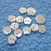 Natural Mother of pearl small button shape cutting black color parts for clothing making cabochon carving fashion jewelry using 