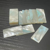 Natural Mother of pearl rectangle shape cutting raw material for jewelry making inlay colorful shell bigger size plain face square 