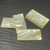 Natural Mother of pearl rectangle shape cutting raw material for jewelry making inlay colorful shell bigger size plain face square 