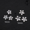 Natural Mother of pearl pretty things for jewelry flower design cutting for women necklace making earrings small beans cabochon shape 
