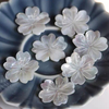 Natural Mother of pearl leaf shape cutting for pendant design making cabochon bigger size small beans for women jewelry image 