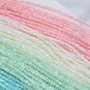 Natural Mother of pearl necklace making colorful shell small beans women jewelry DIY parts free shape cutting for chain using