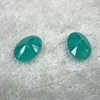 Natural Mother of pearl small beans cutting face cabochon oval shape for rings inlay design making amazon stone blue stone bombe