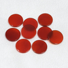 Natural Mother of pearl disco shape cutting for earrings inlay design red agate plain face small beans round cabochon pretty 
