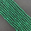 Natural Mother of pearl round beans cutting malachite small necklace women jewelry DIY making pretty things bracelet design parts