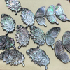 Natural Mother of pearl butterfly shape cutting for pendant design making face carving bigger size jewelry inlay design cabochon 